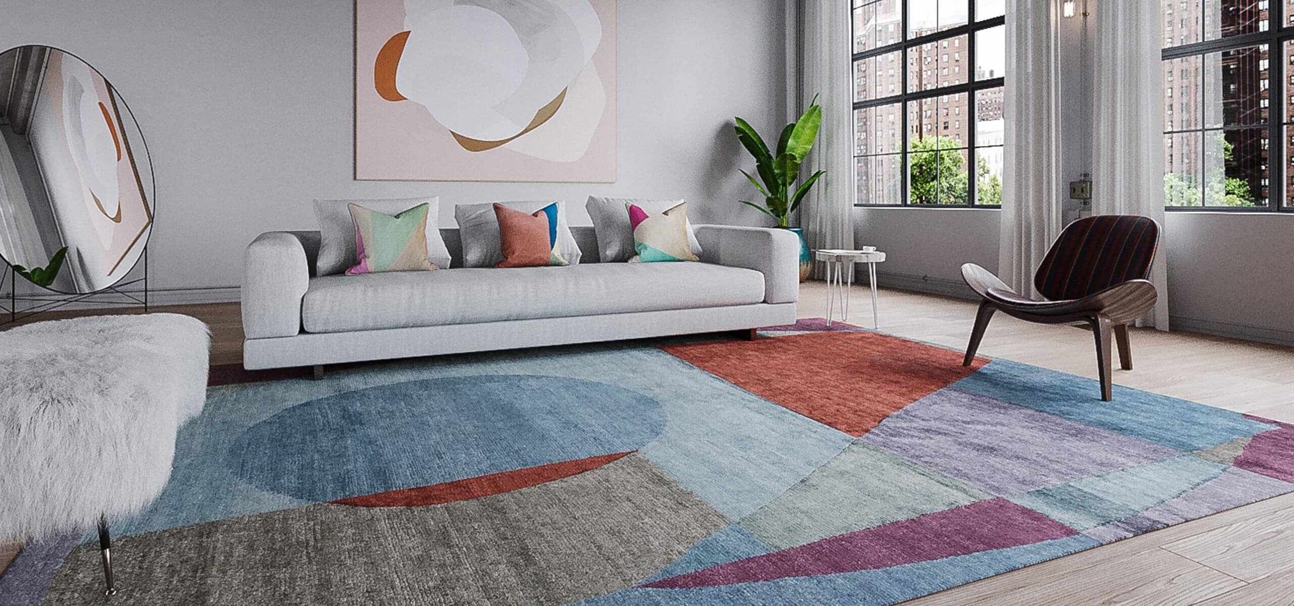 Geometric Rugs: 3 Trends Interior Designers Love