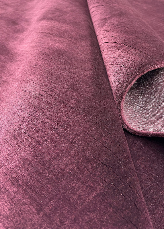 WOOL AND SILK LUXE SOLID 10MM CABERNET