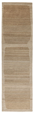 BANDED III LIGHT TAUPE Product Tufenkian Artisan Carpets 