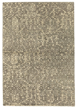 Gelosia Ivory is a hand knotted rug by Tufenkian.