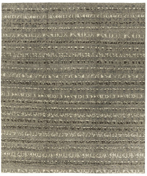 Fast Forward Gravel Custom is a hand knotted rug by Tufenkian.