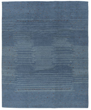 LAYOUT 30 BLUE 8x10 Tibetan Setana Rug by Tufenkian Artisan Carpets