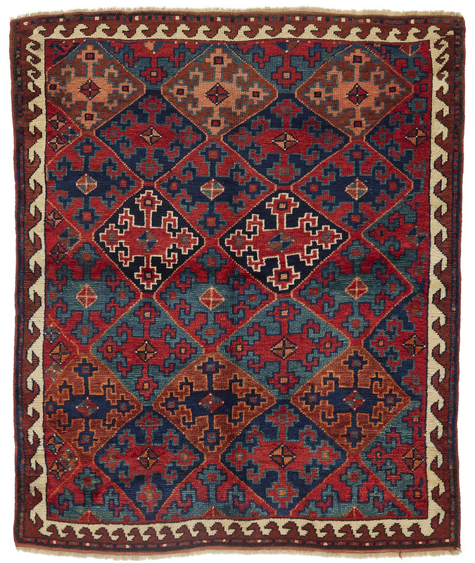 ANTIQUE KURDISH END OF 19TH CENTURY 4'4