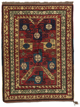 PINWHEEL KAZAK-II RUBY 5x6 Rare Weaves Collection area rug