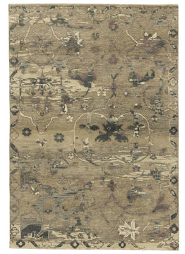 Samarkand II Natural 4x6 hand knotted area rug