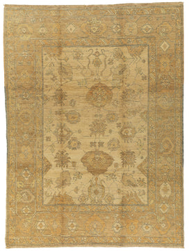 Sardarabad Golden Tan 8x10 wool area rug