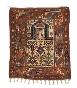 ANTIQUE CAUCASIAN PRAYER RUG Product Tufenkian Artisan Carpets 